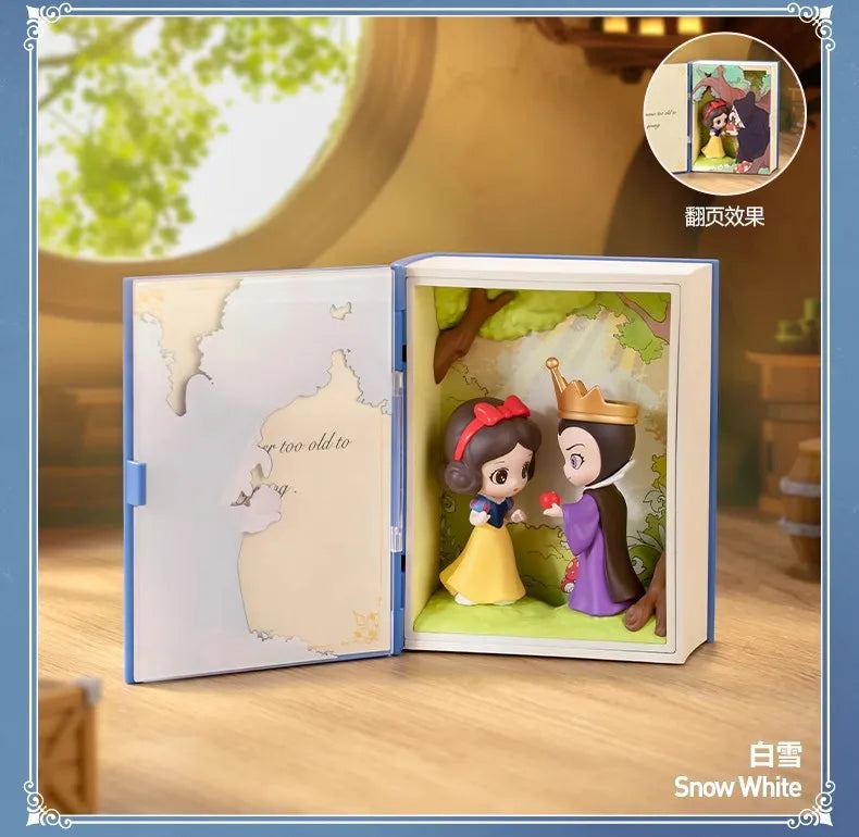 Genuine 100% Disney Princess Talry Tales Series Blind Box Action Figures Toy Collection Desktop Decoration Mystery Box Gift SS69 26.69 confirm  snow white