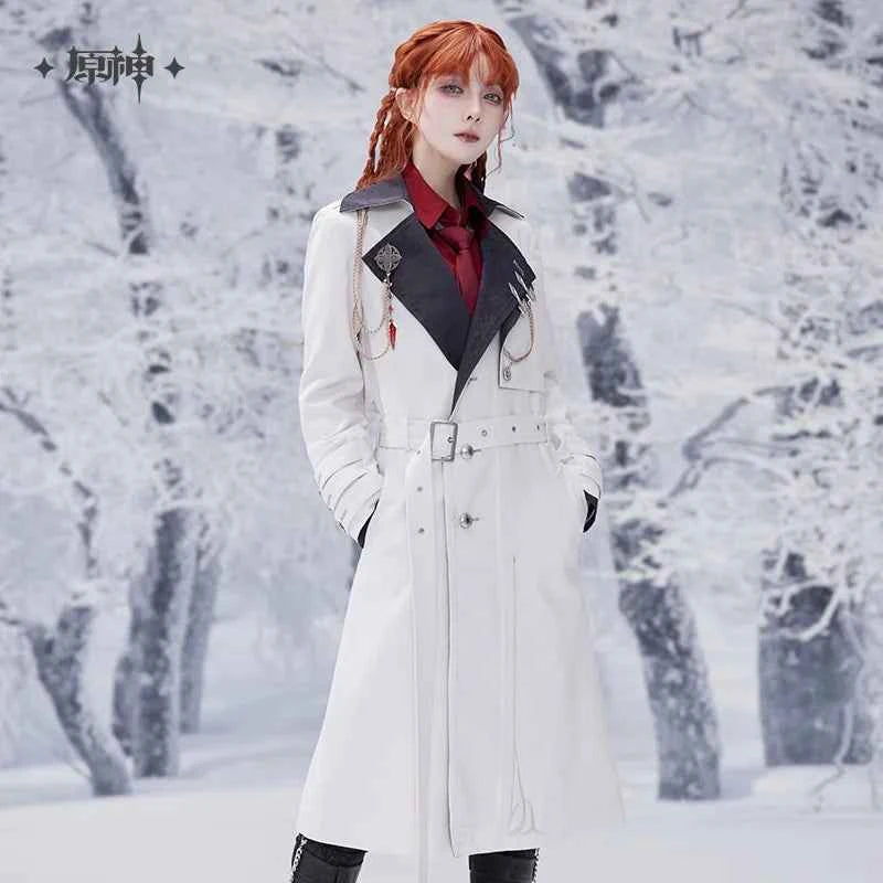 Genshin Impact Original Tartaglia Windbreaker Wanderer Pantalone Columbina Executive Officer Coat Cosplay Halloween Gifts