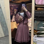 Anime The Fragrant Flower Blooms with Dignity Waguri Kaoruko Cosplay Costume School Uniform Wig Woman Sailor Uniform JK Suit