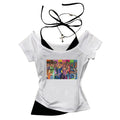 Jojo Bizarre Adventure crop top Aesthetic babydoll Streetwear shoujo girl style Fairy vintage  cropped harajuku woman t-shirt