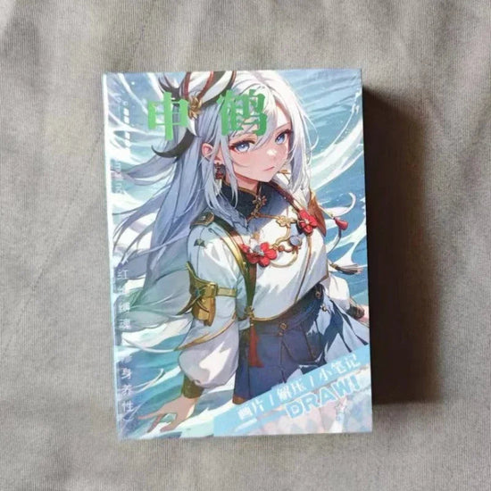 Game Impact Alhaitham Anime Project 40 Sheets 80 Pages Double-sided Mini Characters 68x60mm Magazine Miniature Comic Books SS69 9.69 ShenHe / 40 Sheets 80 Pages