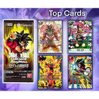 BANDAI DRAGON BALL FB01-06 Booster Packs SUPER CARD GAME Fusion World TCG Collection Card Child Toy