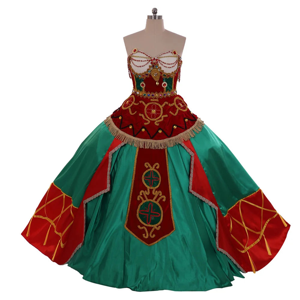The Phantom Of The Opera Christine Daae Cosplay Costume Sexy Off-Shoulder  Dresses Stage Performance Ball Gown