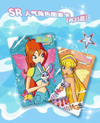 Genuine Winx Club Card Magic Bag Fairy Bag Fairy Wonderland Cards Bloom Stella Flora Anime Cards Toys Customized Birthday Gifts