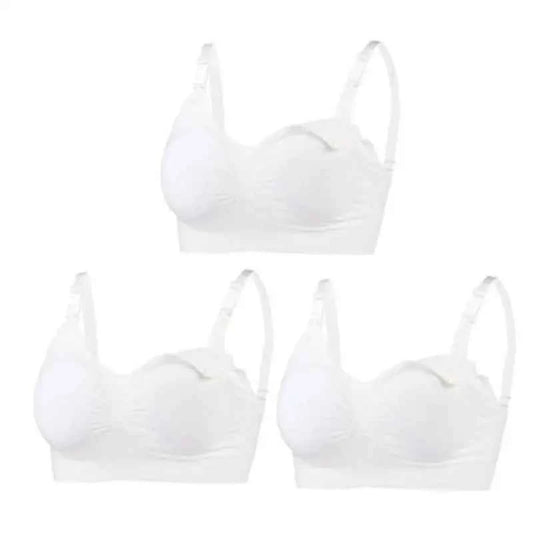 3pcs/Set High Quality Maternity Nursing Bras Cotton Breastfeeding Pregnant Underwear Seamless Large Size Breathable Bra Push Up
