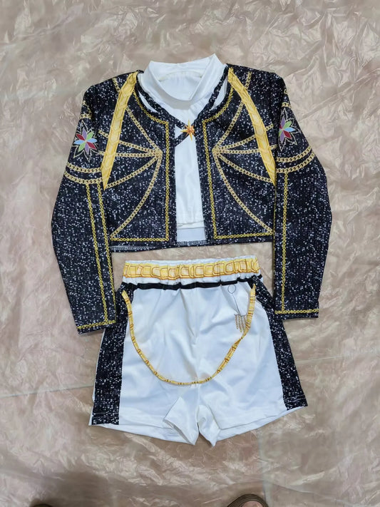 Daliclown Kids Anime Idol Singer Cosplay Costume Performance Outfit