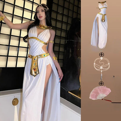 Belly Dance Costume Women's Sexy Arabian Princess Costume Fancy Indian Dance Embroider Bollywoods Jasmine Dress Egyptian Queen