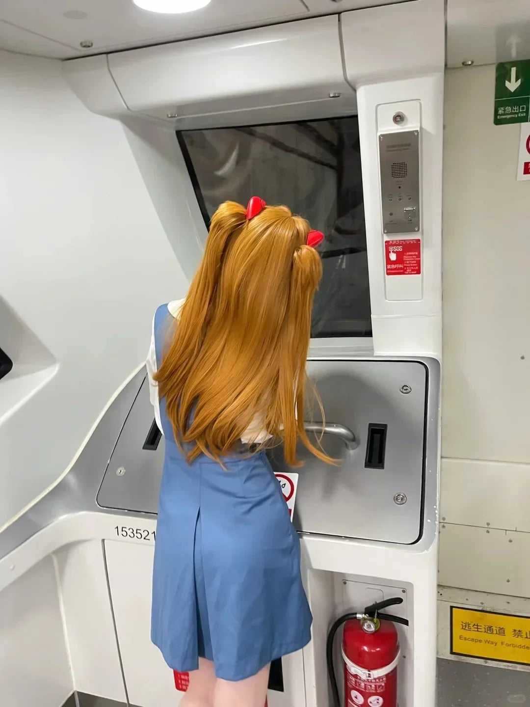 Anime School Uniform Cosplay Costume for Women with Wig