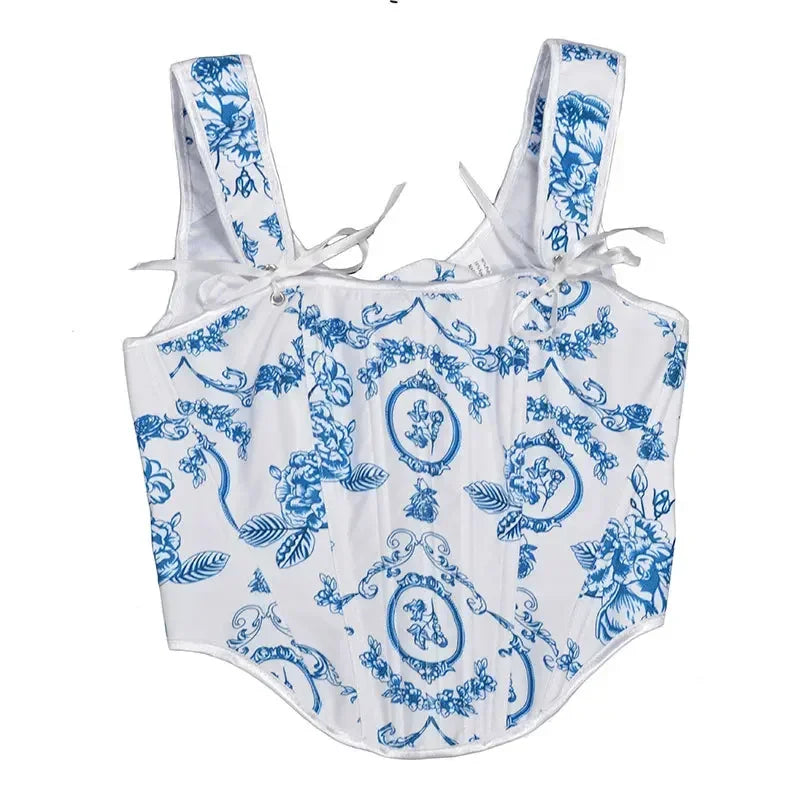 VISIVANEC Lolita Corset Tank Top Women's Slimming Bustier