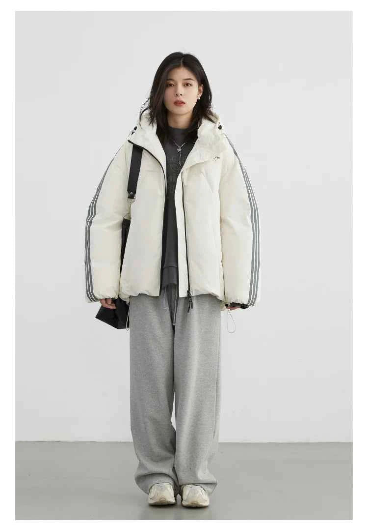 CHIC VEN Women's Pant Streetwear Solid Loose New Drawstring Sports Casual Trousers High Waisted Pants Autumn Winter 2025