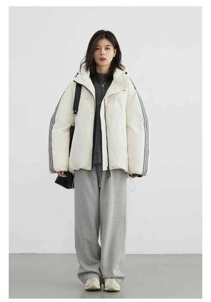 CHIC VEN Women's Pant Streetwear Solid Loose New Drawstring Sports Casual Trousers High Waisted Pants Autumn Winter 2025