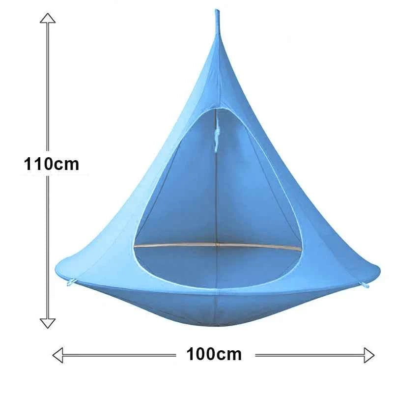 Outdoor Waterproof hammock Double Cacoon Hanging Chair Weight Capacity 80KG Outdoor and Indoor Use - Hanging Kit hanging tent
