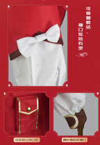 Genshin Impact Klee Cosplay Costume Set with Wig