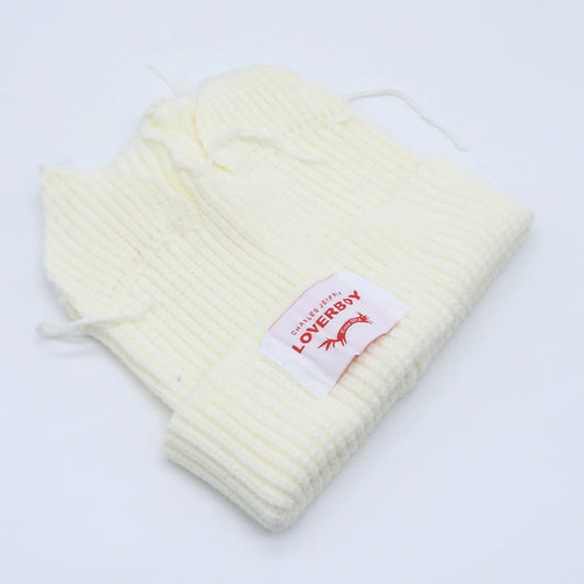 Long fox Ears Knitted Hat Men Women Rabbit Ear Warm Crochet Beanies Kpop Hip Hop Hat Winter Skullies Cap Y2k Christmas Gifty