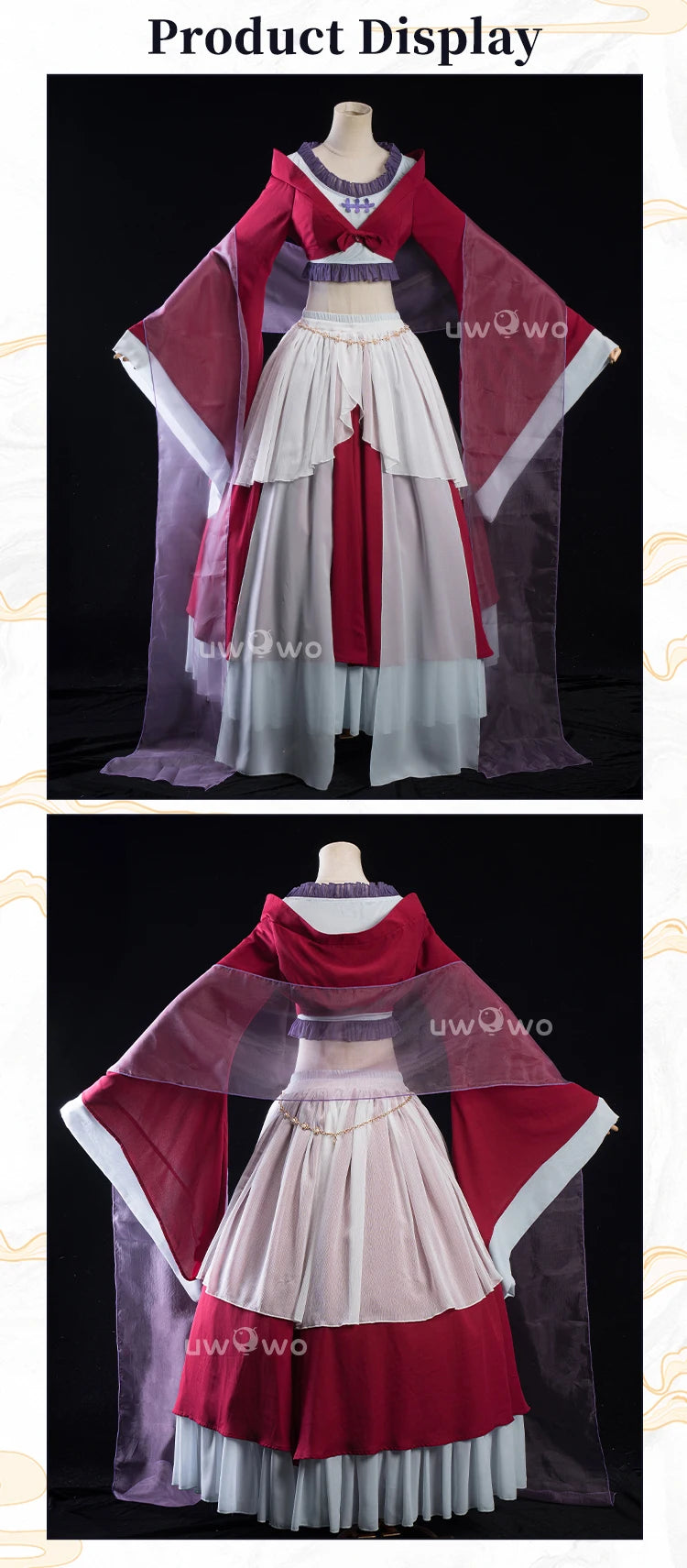 UWOWO Thee Apothecaryy Diariess Maomao Dance Dress Cosplay Costume Dress Halloween Costume SS69