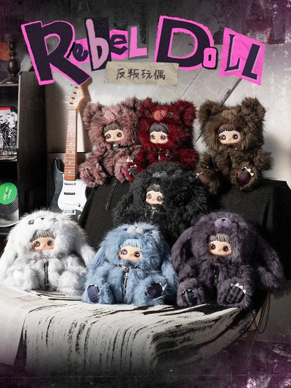MayMei Rebel Doll Backpack Series Plush Blind Box Cute Vinyl Doll Pendant Toy Ideal Kawaii Girl Birthday New Year Exquisite Gift