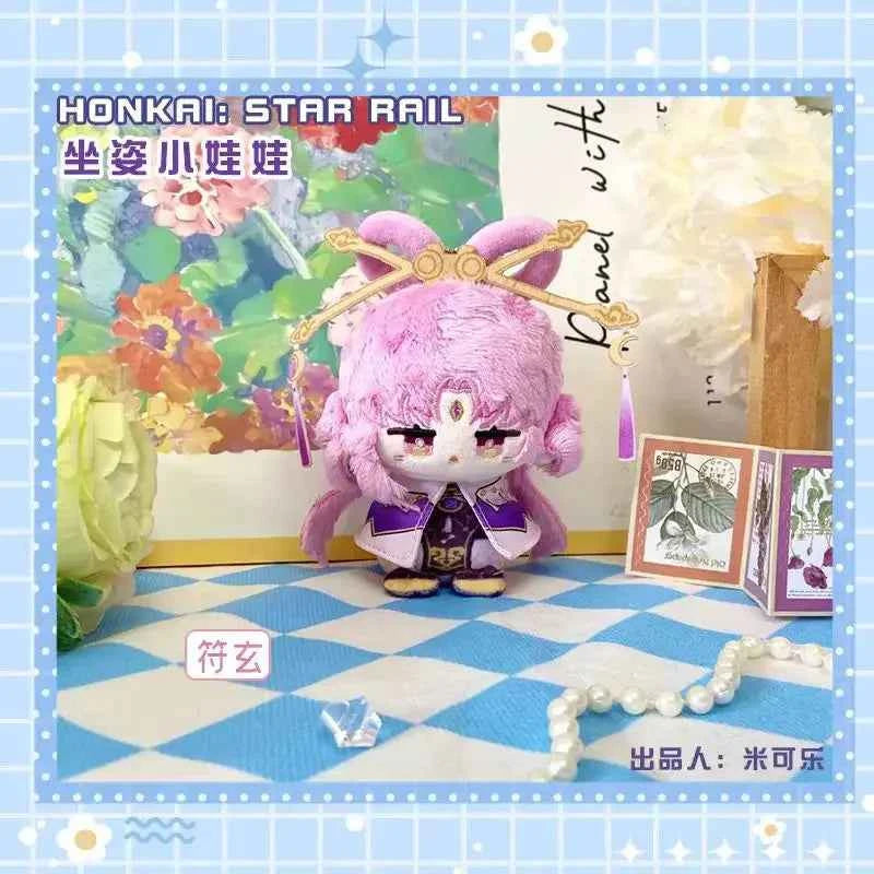 10cm Honkai: Star Rail Plush Phainon Mydei Anaxa Hyacine Cute Plush Castorice Dolls Stuffed Toys Bag Pendant Keychain Gift