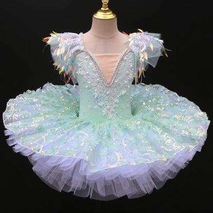 Dance Wear Summer Children Clothing Princess Performance Fairy Tutu Kids Clothes Ballet Leotards for Girls Dress Stage Costumes