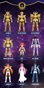New 100% Original Blokees Saint Seiya Galaxy Version Vol.3 Anime Action Figure Model Toy Birthday Christmas Gift