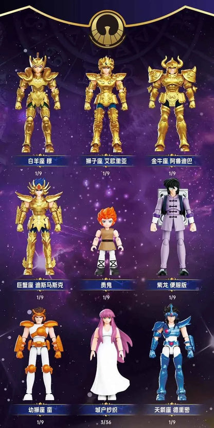 New 100% Original Blokees Saint Seiya Galaxy Version Vol.3 Anime Action Figure Model Toy Birthday Christmas Gift