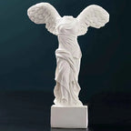 Greek Goddess Of Victory Character Statue Angel Wing Art Figurine Decoration Home Office Decor Resin Sculpture Ornament