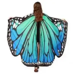 Adult Butterfly Wings Cape for Women Cosplay Costume