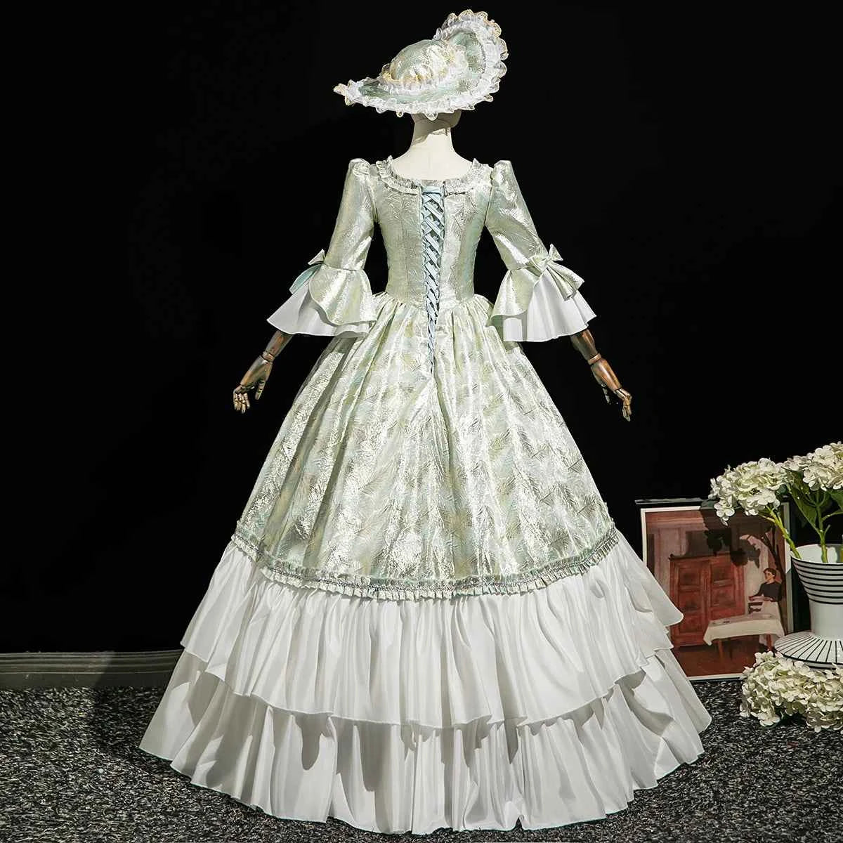 Customized Women Renaissance Victorian Party Dresses Baroque Historical Theater Masquerade Gowns