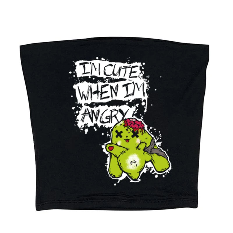 Crop Top Sexys 2000s Y2k Tops With Suspenders Corset Top for Women Harajuku Aesthetic Clothing Women's Cropped Tanks & Camis Emo SS69 13.69 Black3 / XL