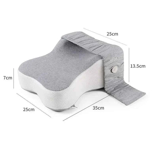 Orthopedic Slow Rebound Memory Cotton Clamp Leg Pillow Maternity Foot Pillow Strap Adjustable Side Sleeping Knee Leg Pillow