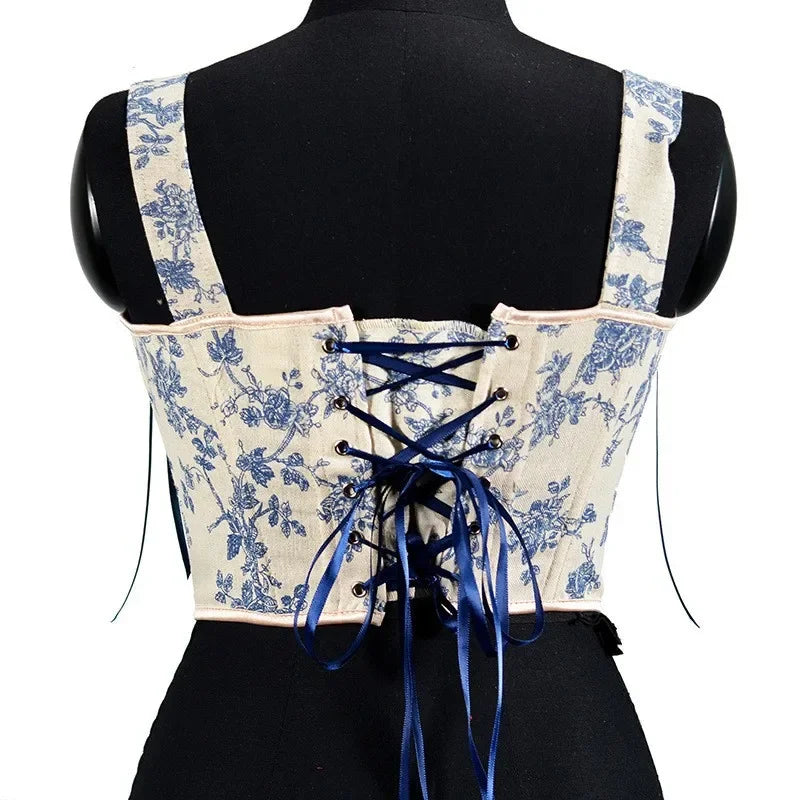 VISIVANEC Lolita Corset Tank Top Women's Slimming Bustier
