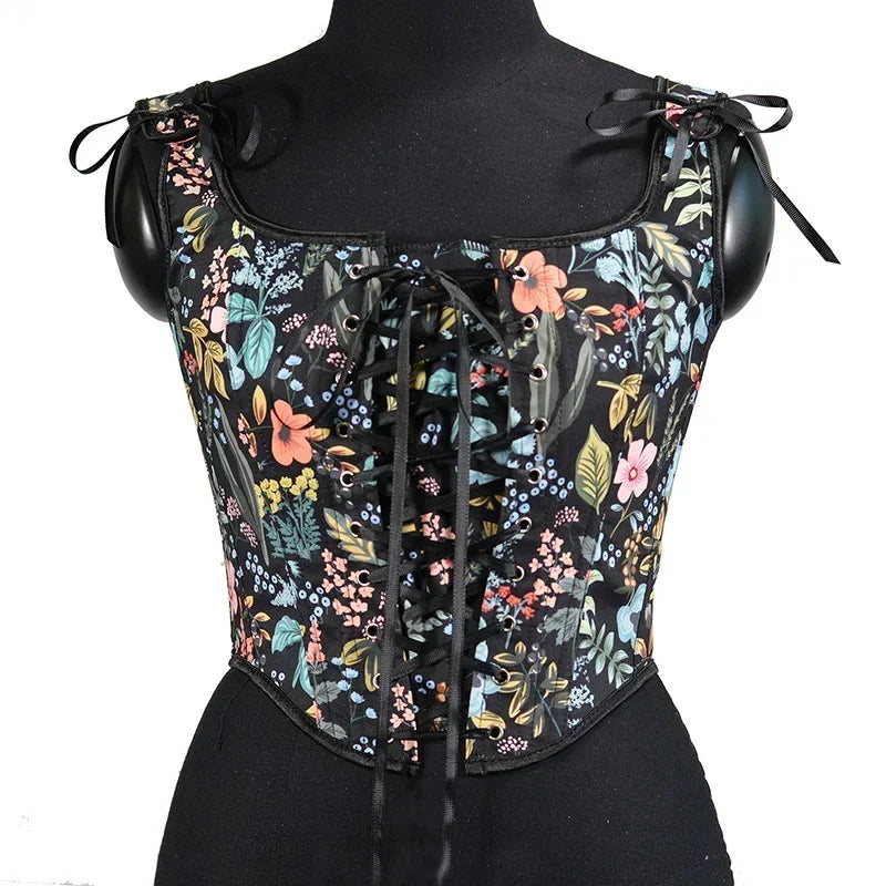 Lolita Corset Camisole Y2K Underbust Body Shaper Polyester Blend