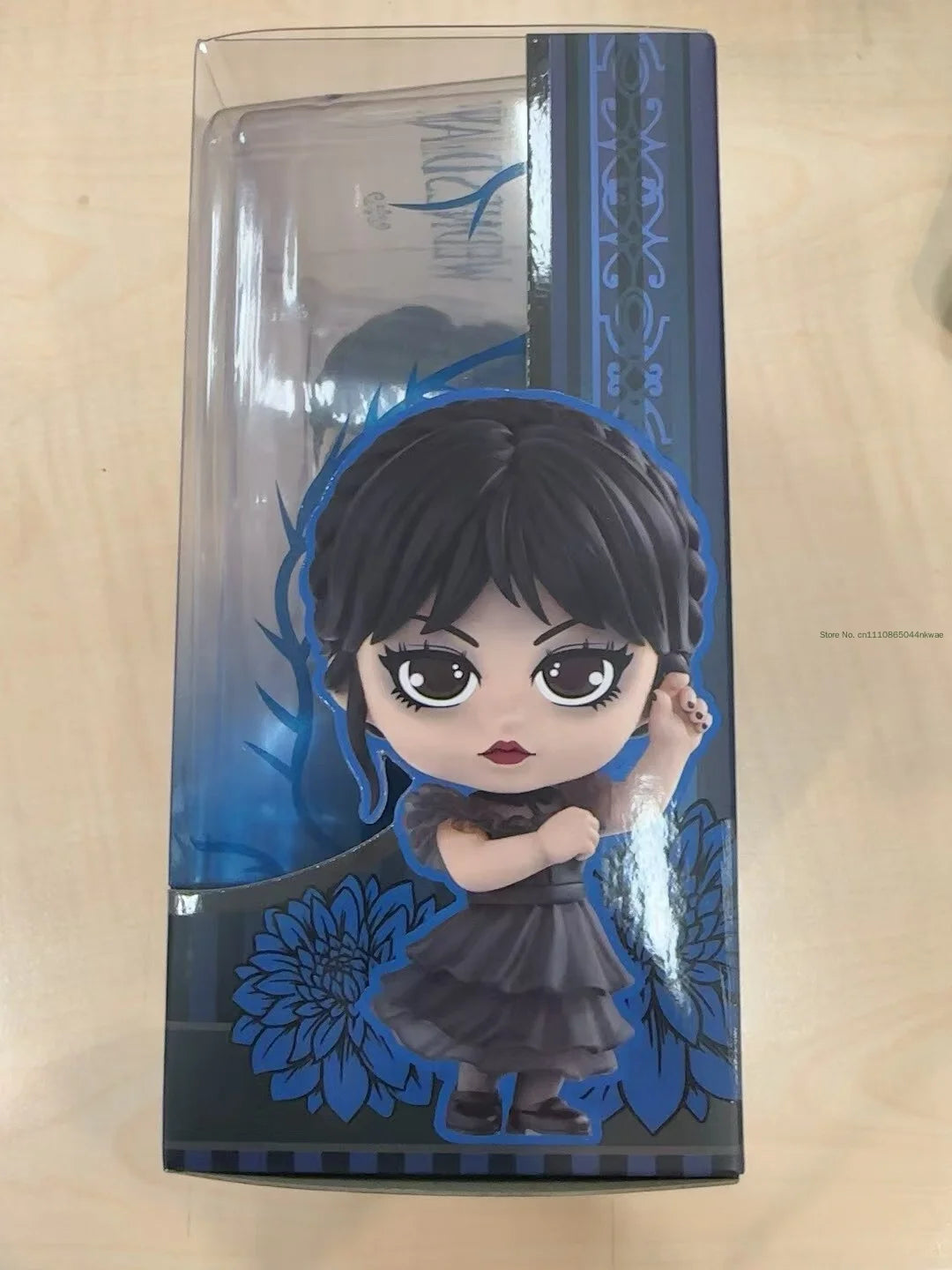 Hot Toys Wednesday Dance Version Cosbaby(S) Mini Collectible Figure Desktop Decoration Toy Fans Collect Halloween Holiday Gift