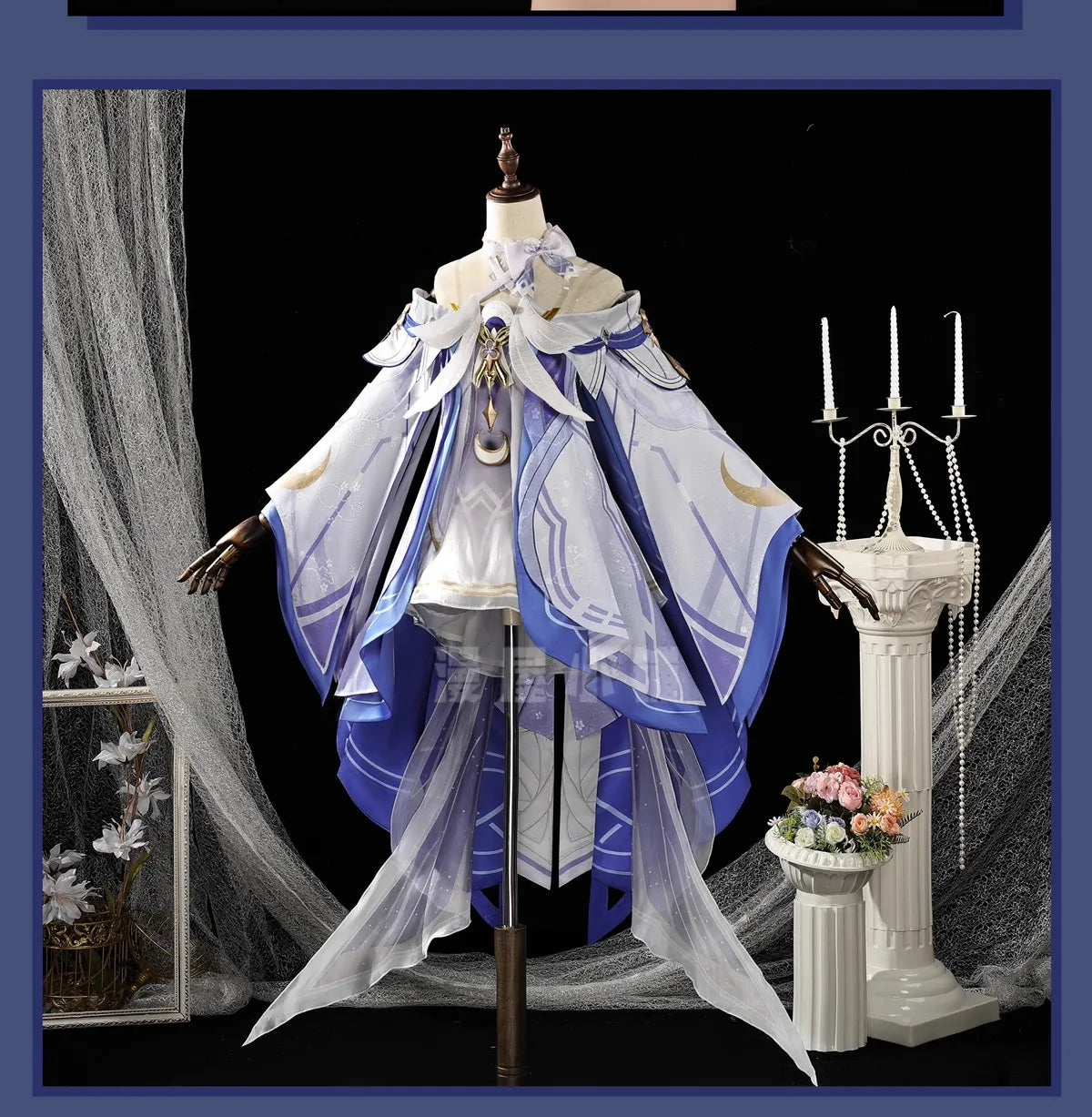 IN STOCK Columbina Cosplay Costume Game Genshin Impact【S-2XL】DUDU-R Nod-Krai Women Song of the Welkin Moon Plus Size