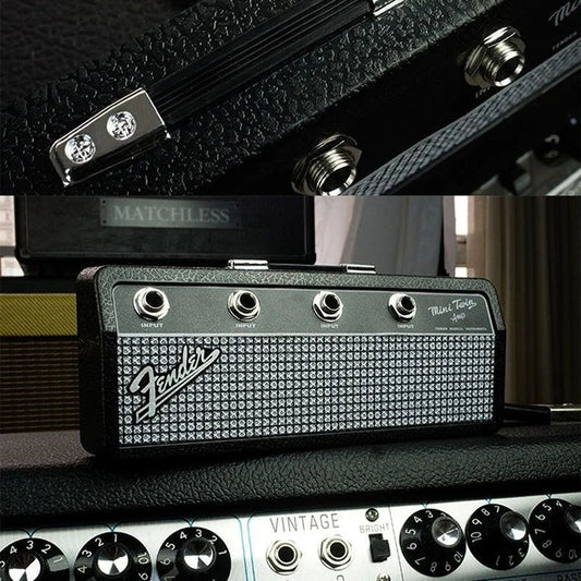 Music Key Storage Frame Fender Guitar Wall Mount Key Ring Holder Vintage Vintage Amp Key Ring Holder Home Decoration Gift 2.0 SS69