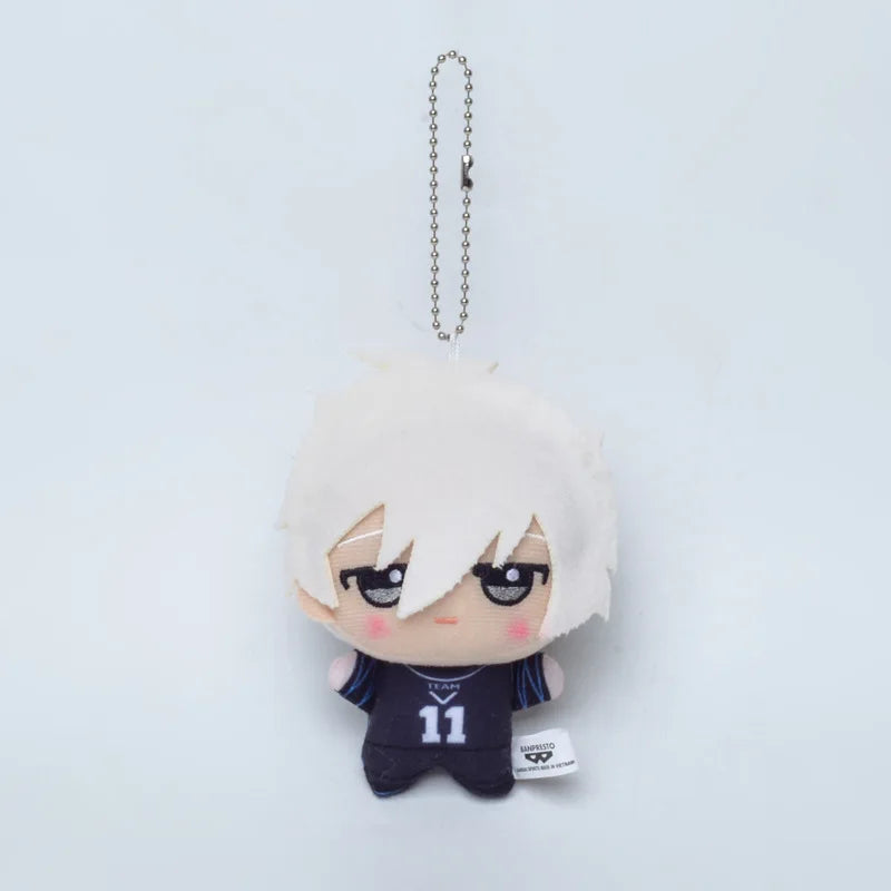 10cm New Blue Lock Plush Pendant KeyChain Isagi Yoichi Nagi Seishiro Mikage Reo Rin Itoshi Itoshi Sae Action Doll Toy Bag Gift SS69