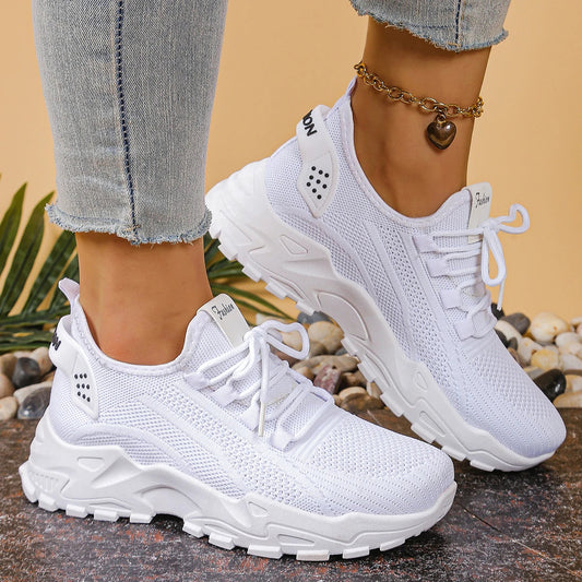 Women's shoes, women's sports shoes 2025 Women's shoes Breathable single-mesh dad shoes Women's casual and versatile sports shoe SS69
