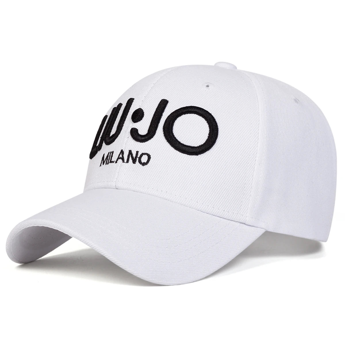 Unisex LIU JO MILANO Letter Embroidery Baseball Caps Spring Autumn Outdoor Sunscreen Hat Adjustable Casual Trucker Hats SS69