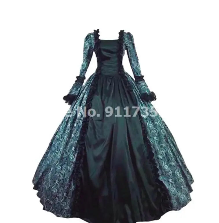 Victorian Masquerade Dresses for Women, Renaissance Dress, 18th Century, Baroque Rococo Marie Antoinette, Historical Clothing SS69