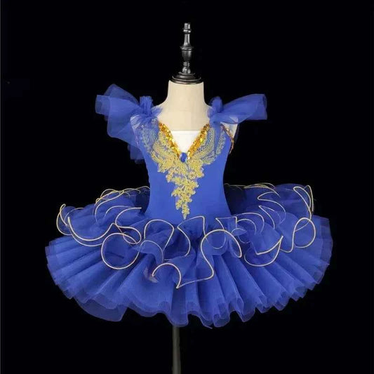 Children's Day Tutu Dress Girl Mesh Fashion Ballet Dance Princess Kids Clothes Stage Casual Summer Girls Dresses Baby Vestidos
