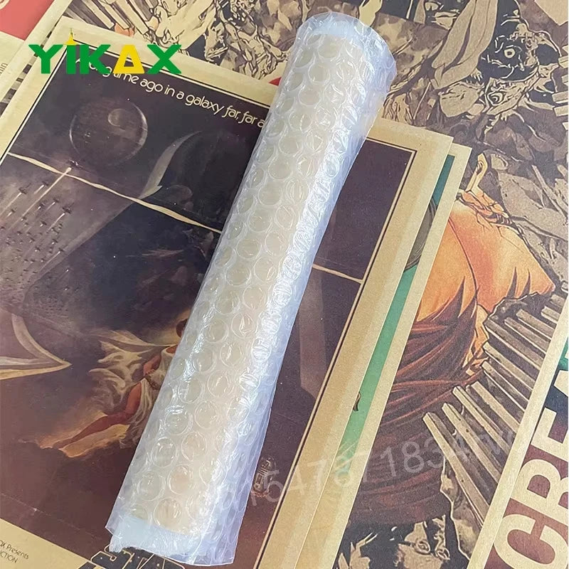 JOJO Retro Kraft Paper Anime JoJo's Bizarre Adventure Posters Decoration Pictures Room Wall Kawaii Bedroom Decoration Home