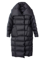 Maomaokong Super Thick 400g Filling White Duck Down Female Winter Women's Over-the-Knee Puffer Coat Luxury Down Jacket Warm