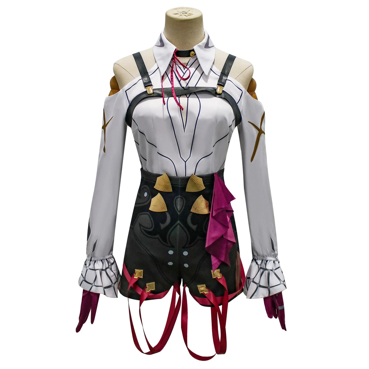 Honkai Star Rail Kafka Cosplay Costume with Wig - Women's Trench Uniform