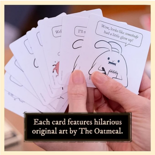 "Terrifying Therapist" card game. A tabletop toy for family gatherings and parties. Gifts for New Year and Christmas.