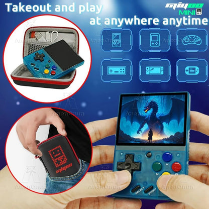 Miyoo Mini V4 2.8-inch Handheld Game Players 18000 Games 15 Emulator Portable Video Gaming Console Kids Retro Mini Game Machine SS69