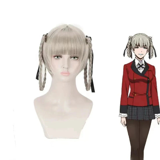 Anime Kakegurui Cosplay Costume Kirari Momobami Uniform Yumeko Sayaka Compulsive Gambler Japanese School Girl Pleated Skirt Suit SS69