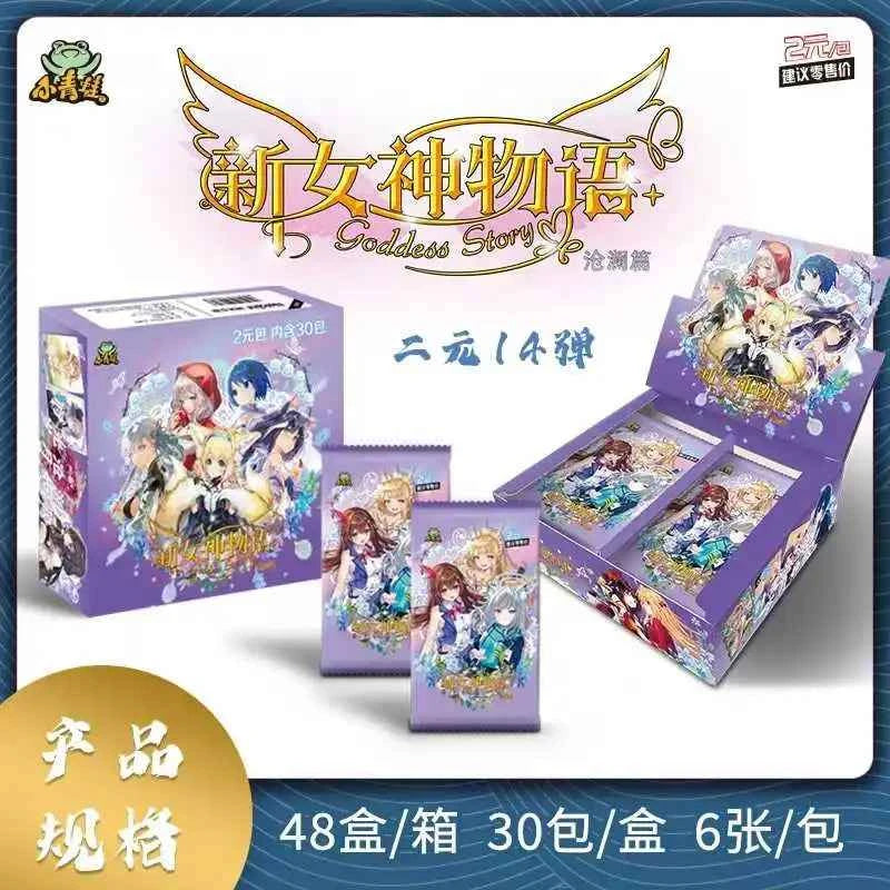 Goddess Story Collection Cards Board Playing Games Carts Paper Kids Toys Anime Gift Table Christmas Brinquedo