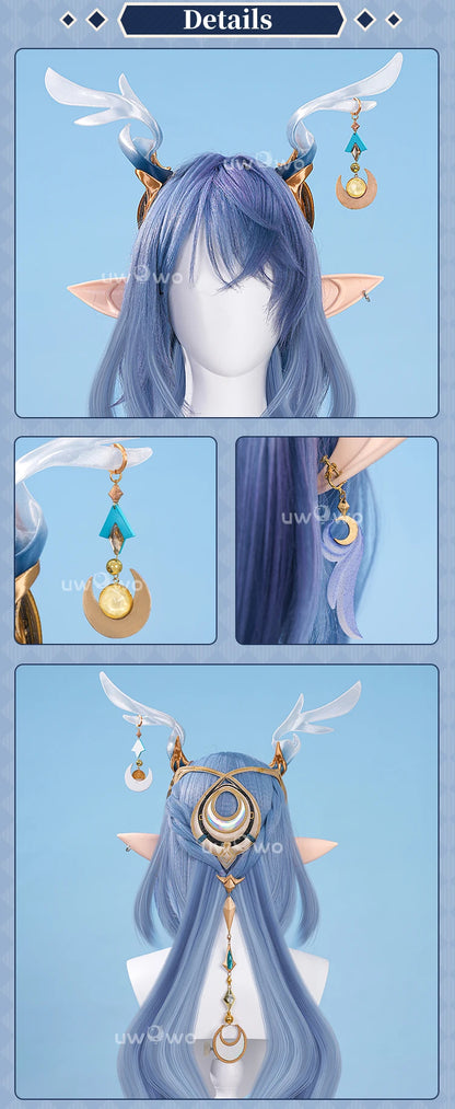 UWOWO Lauma Cosplay Collab Series: Genshin Imapct Lauma Cosplay Costume With Ears XS-2XL Halloween Costume