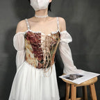 VISIVANEC Lolita Corset Tank Top Women's Slimming Bustier