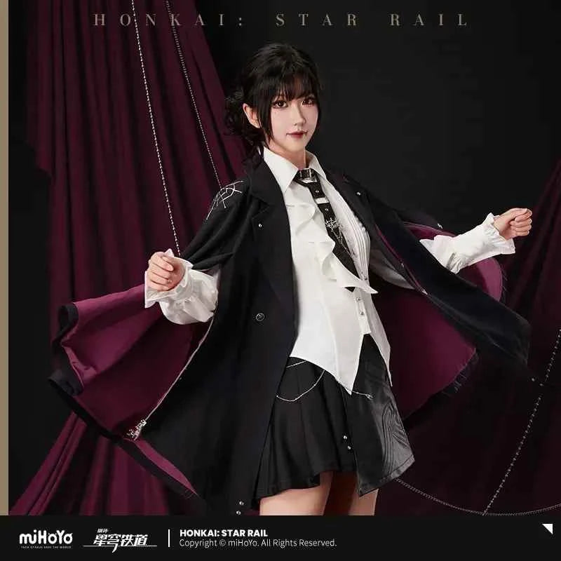 Kafka Game Honkai: Star Rail Jackets Official MiHoYo Theme Cosplay Costume Cloak Trench Unisex Hallowmas Fans Gifts