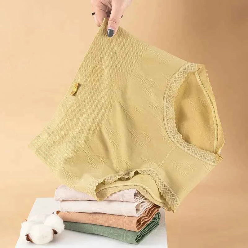 Women's underwear Plus-size XXXXL High elastic Antibacterial Obesity is special briefs lingerie breathable ladies underpants